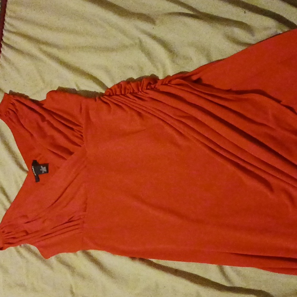 A red summer dress